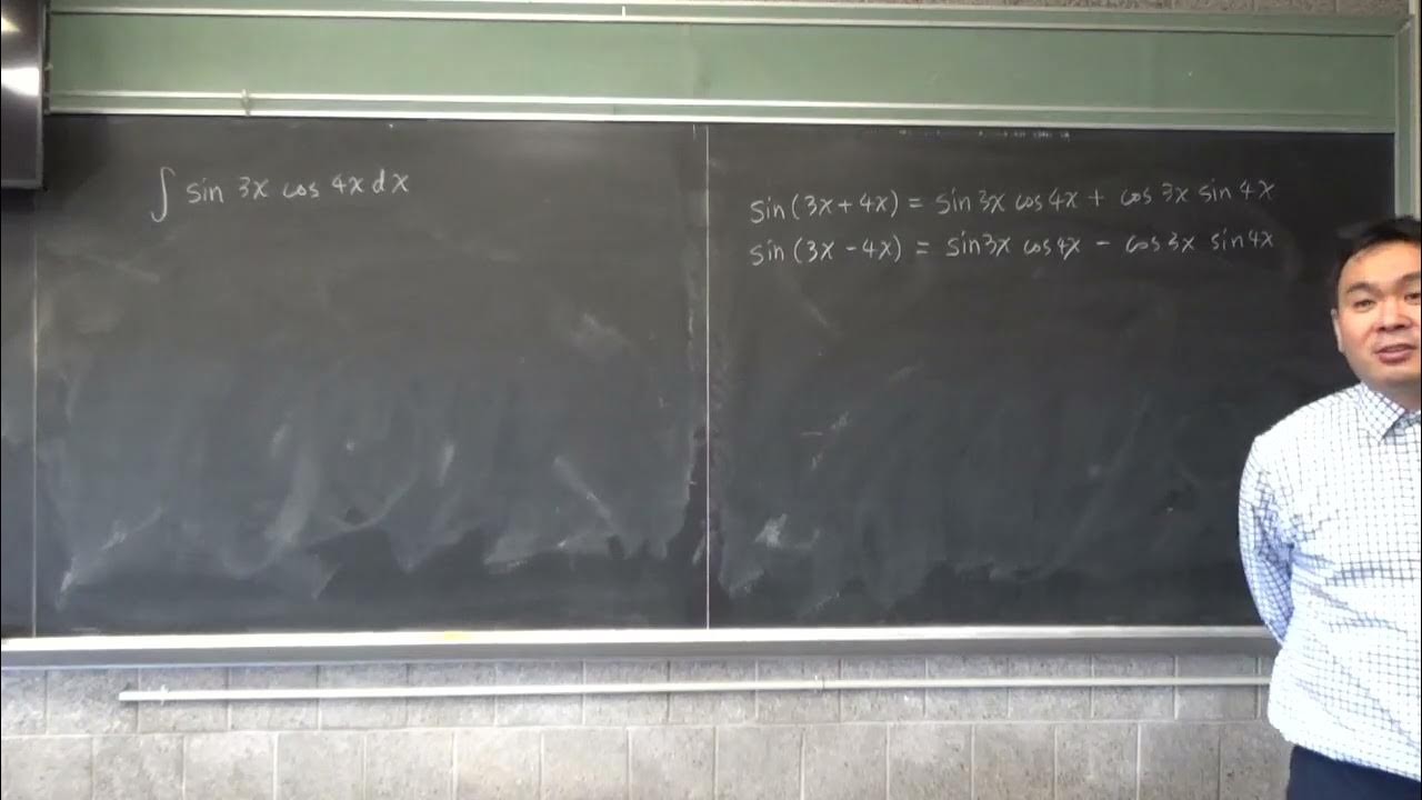 Integration of product of trigonometric functions youtube