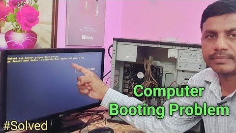 Computer Booting Problem || Reboot and Select Proper boot device || @JogendraGyan