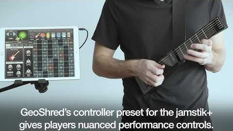 GeoShred for iOS Demoed with the Jamstik+ Guitar MIDI Controller