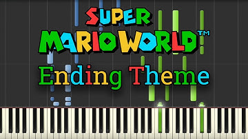 Ending Theme - Super Mario World (Piano Tutorial)
