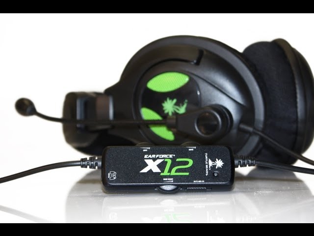 TurtleBeach Ear Force X12 Xbox 360 Gaming Headset Review - YouTube