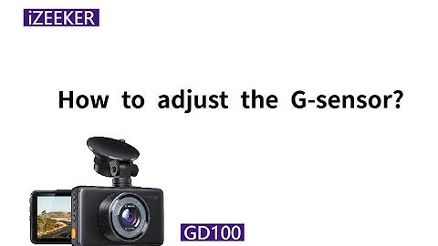 How to Adjust the G sensor