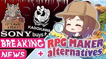 🤯🚀 Kadokawa Bought by Sony?! Top 8 RPG Maker Alternatives!
