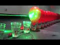  world record submission  100 laser balloon popping dominoes  wicked lasers s3 krypton 750mw