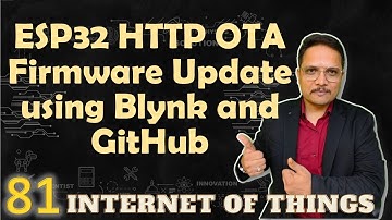 ESP32 HTTP OTA Firmware Update using Blynk and GitHub