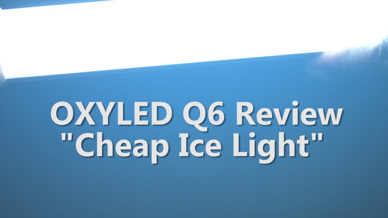 Oxy LED Q6 Review "Cheap Icelight" YouTube
