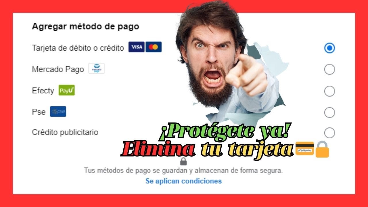 Quitar o Eliminar Mi Tarjeta De Crédito o Débito De Facebook (2024