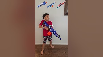 I have the biggest nerf gun