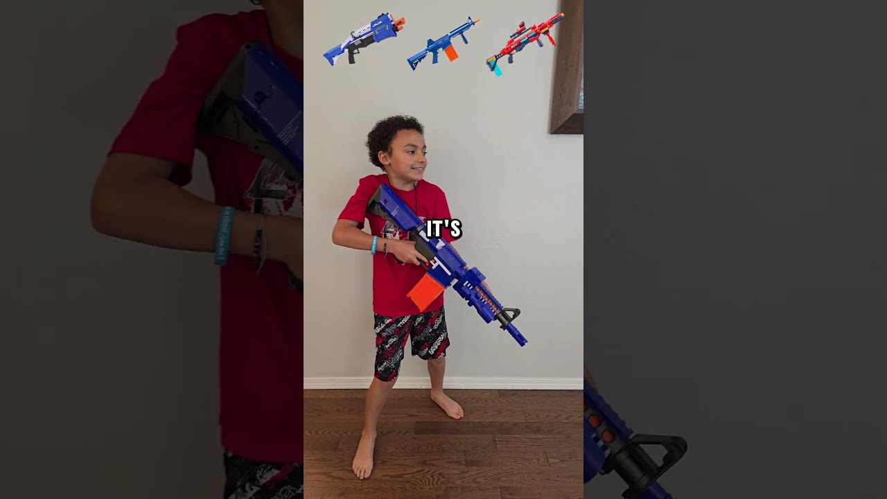 I Have The Biggest Nerf Gun