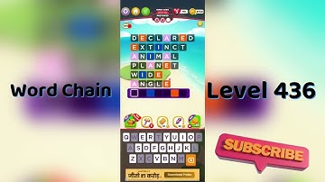 Word Chain Level 436 Answers 🔗 | Easy Solutions & Tips