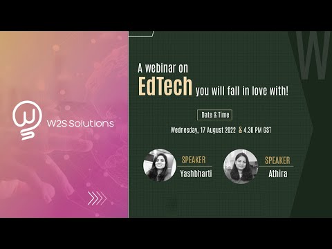 This is how you do EdTech | W2S Solutions | Education Technology