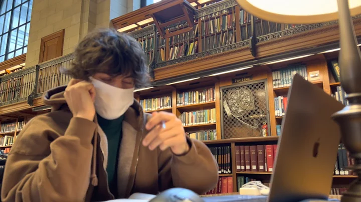 Study with me | NYC Library | 4 hours | Gage Gomez