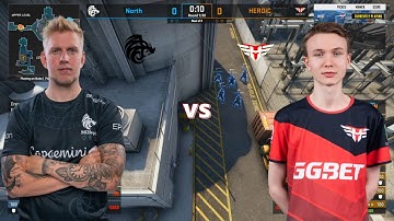 North vs Heroic - NUKE map 1 - DreamHack Open Fall 2020