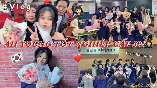 #VLOG LỄ TỐT NGHIỆP CẤP 3 CỦA MÌNH Ở HÀN QUỐC ?!🇰🇷👩🏻‍🎓(Tốt nghiệp cấp 3 ở Hàn Quốc như thế nào)