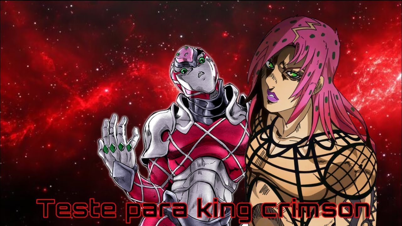 Teste prefeito de King crimson #jojosbizarreadventure 