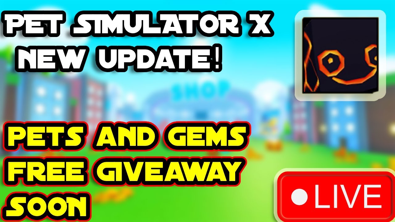Pet simulator x Countdown Timer OMG? Free pet and gems giveaway SOON ...