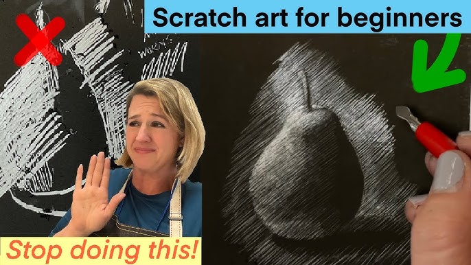 Scratch art tips and tricks for beginners! 