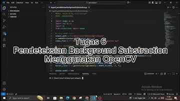 Deteksi Gerakan & Kecepatan Orang pada OpenCV Menggunakan Background Subtraction | Machine Vision