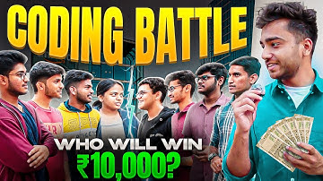 Can These College Students Answer Coding Questions To Win 1000 ₹ 🤑? Coding Battles Ep 1