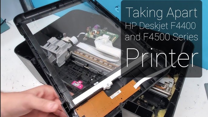 HP deskjet F4480 multifunction paper binding - YouTube