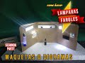 Como hacer LAMPARAS O FAROLES/SEGUNDA PARTE/materiales reciclados/maquetas y dioramas/2023