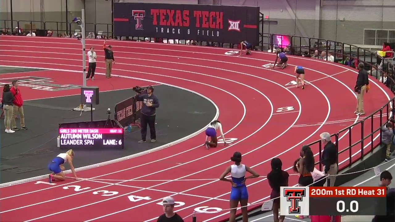 Autumn Wilson 200m Texas Tech Under Armour Invitational Indoor 9th