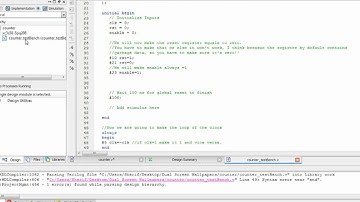 4 bit verilog counter using Xilinx 12.1