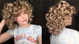 Winter Routine &amp; Product Favorites | How I Style My Wavy/Curly Bangs