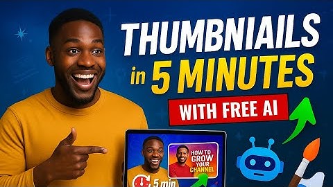 FORGET CANVA | This FREE AI Tool Makes Professional YouTube Thumbnails