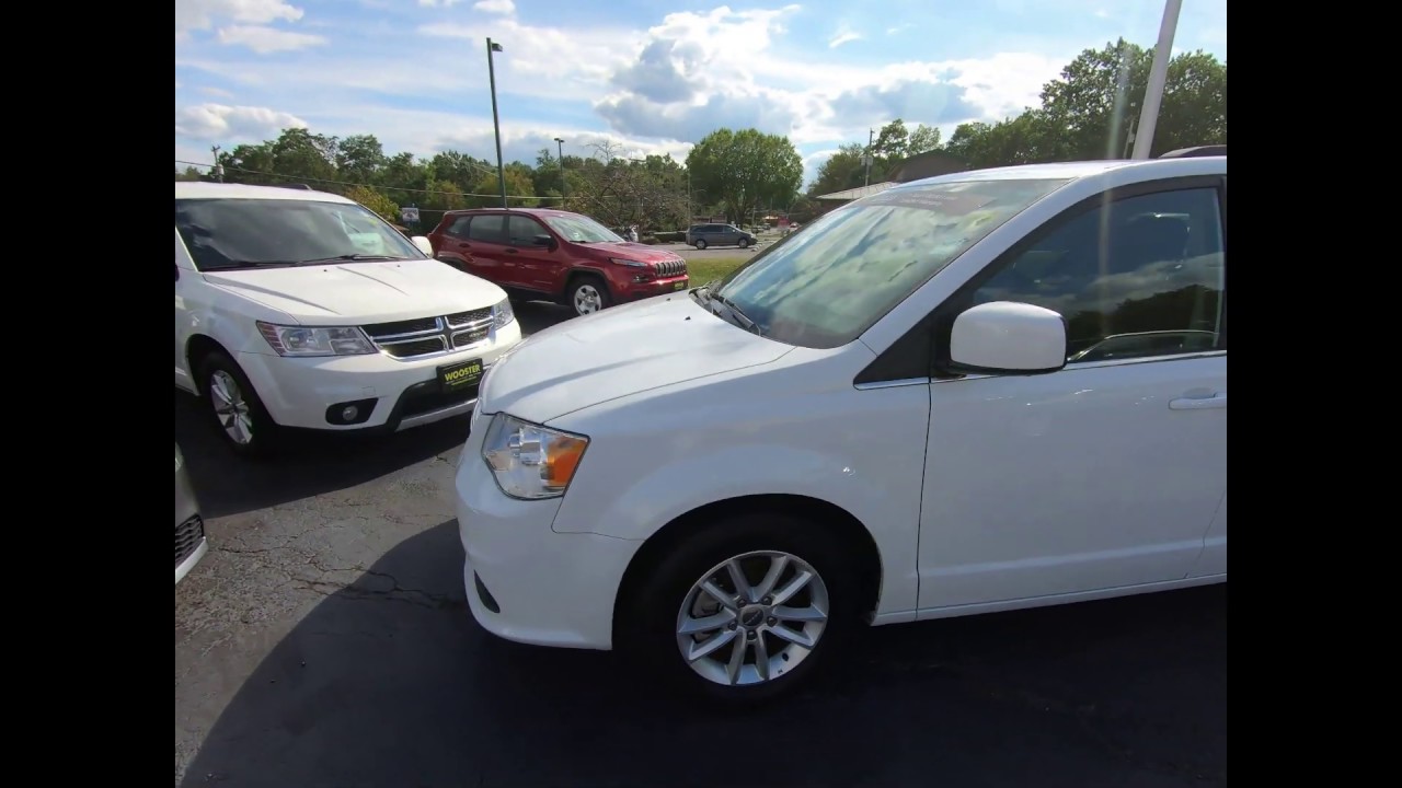 2018 Dodge Grand Caravan SXT Used Minivan For Sale Wooster, Ohio