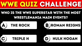 Ultimate WWE Quiz Challenge🤼‍♂️💪10 Impossible Questions for True Fans!🏆 - Part 3 screenshot 4