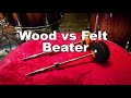 Pearl Demon Drive - Wood vs Felt Beaters