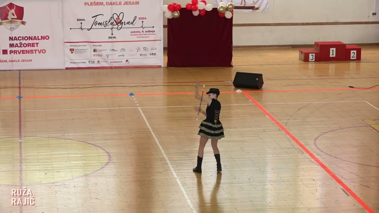 Ruža Rajič -solo junior štap 2024. Čapljinske mažoretkinje