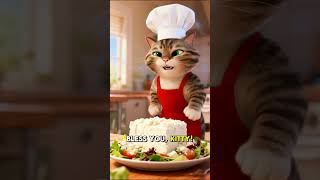 Chef Kitty became a Greek god for a day ⚡🧀 #shorts