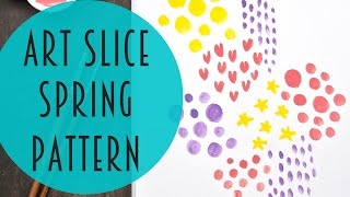 Art Slice Gouache Spring Pattern