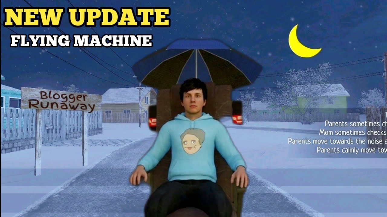 Escape From Blogger - New Ending Flying Machine Full Gameplay ...