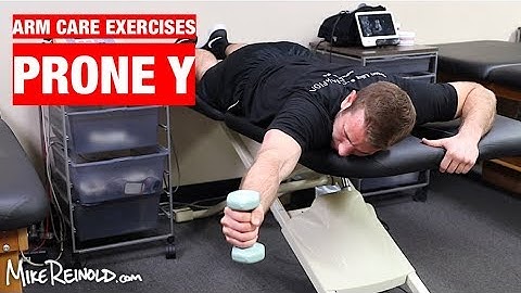 Prone Shoulder Y Exercise - Arm Care Shoulder Program