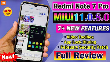 Redmi Note 7 Pro MIUI 11.0.8.0 Stable Update Full Changelog Review | 7+ New Features | Android 10 ?