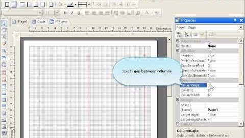 Creating Report with Columns. Part 1 - [Shot on version 2013.1]