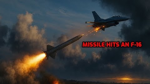Watch the Moment a Missile Hits an F-16 | Military Simulation