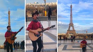 Sam Wilkinson - Is This Love? by Bob Marley - live @ Eiffel Tower