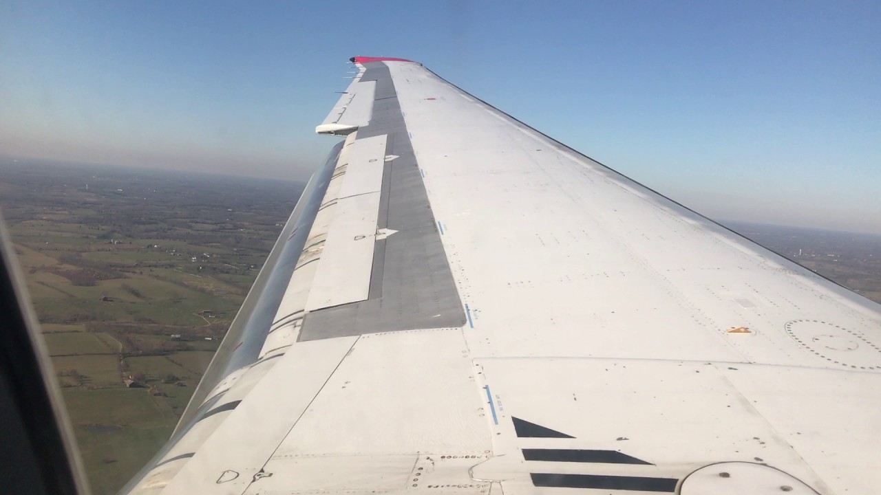 Landing at Lexington Airport on Allegiant Air MD83 YouTube