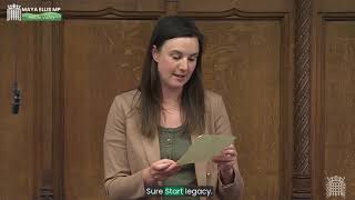Maya Ellis MP | Giving Every Child the Best Start in Life | House of Commons Chamber | July 2025