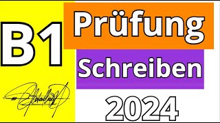 B1 Prüfung g.a.s.t Schreiben Neu Modell DTZ 2024