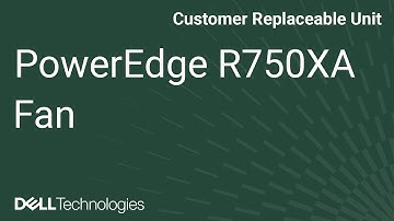 Dell  PowerEdge R750XA: Remove/Install Fan