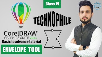 Envelope tool corel draw | Class # 19 | Free Training in Urdu/Hindi | coreldraw2021