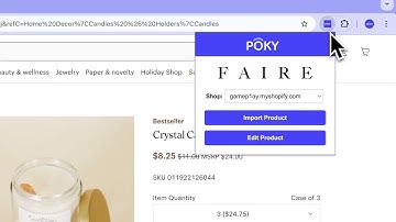 How to Import Products from FAIRE to Your Shopify Store Using POKY | Fast & Easy