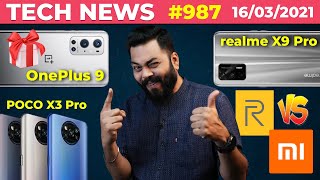 POCO X3 Pro 1st Look & Price, realme X9 Pro Hands-On, realme vs Xiaomi, OnePlus 9 Series Sale#TTN987