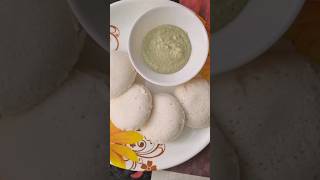 Perfect Idly Recipe with Delicious Chutney |Quick and Easy Breakfast Ideas shorts shortfeed idli