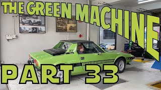 The Green Machine Ep.33 — Wheel Alignment, Engine Mounts & Vent Restoration | Fiat X1/9 Restoration